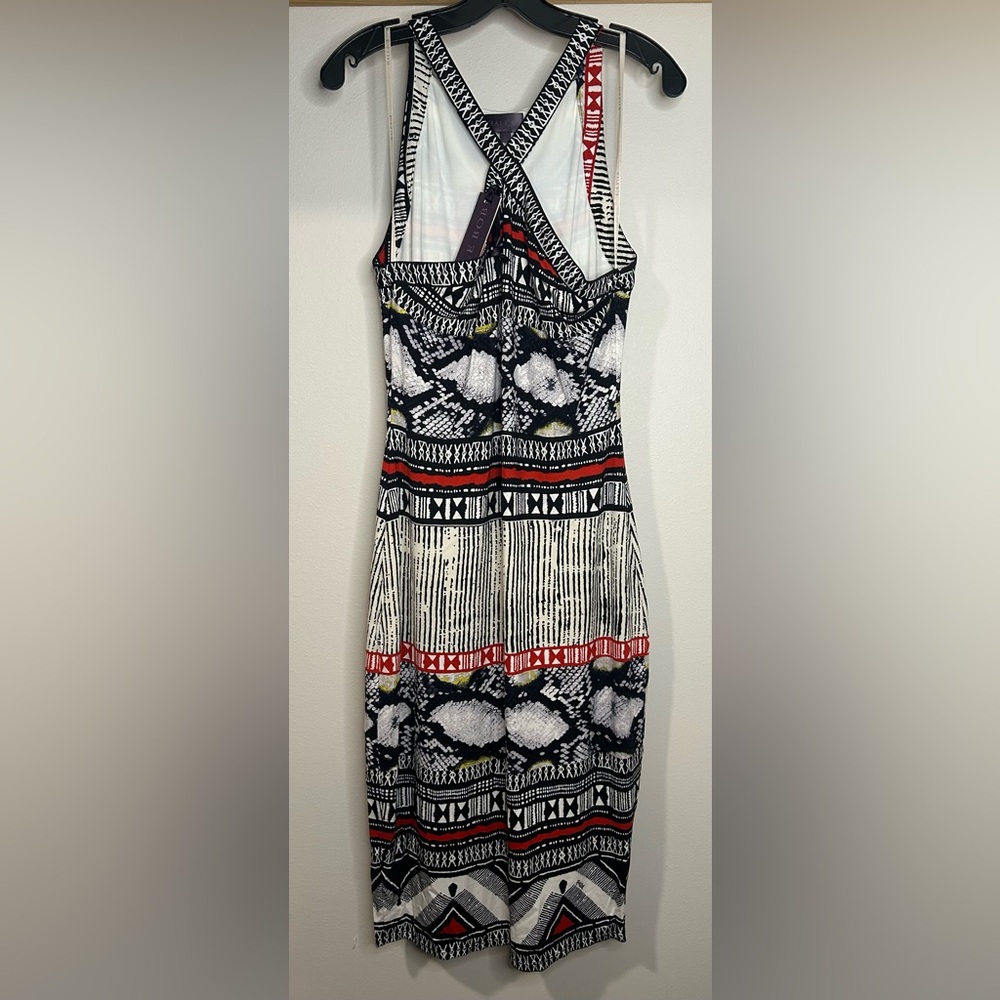 NWT HALE BOB LOS ANGELES Patterned Midi Dress